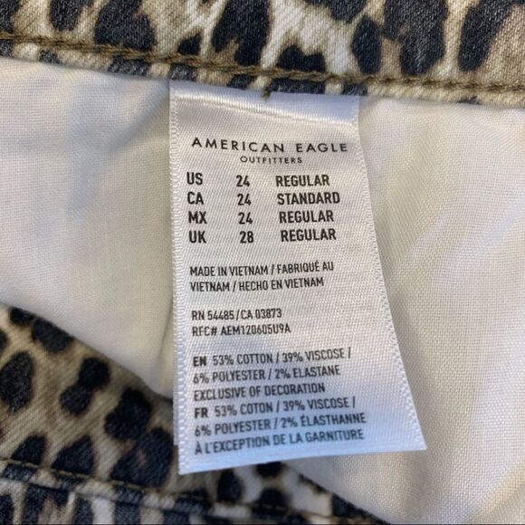 American Eagle Hi-Rise Jegging Cheetah Print Plus  Size 24 - Picture 9 of 9